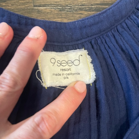 9SEED Sifrios Mini Dress in Navy - Picture 3 of 6